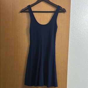 Elegant Navy Blue Women's Dress